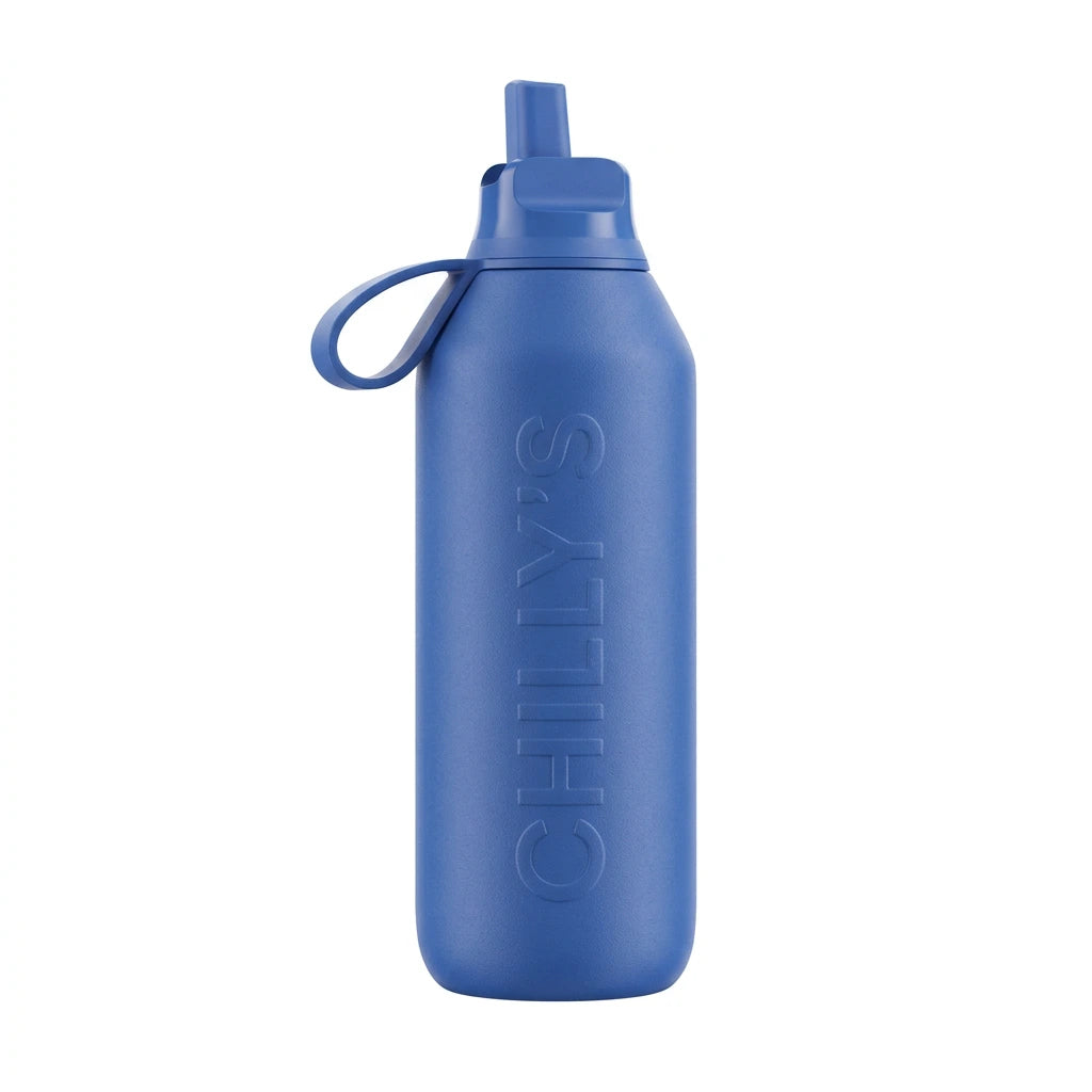 Chilly's Bottles Butelka sportowa Series 3 Flip 500 ml – zdjęcie główne wariant kolor niebieski – Pacific