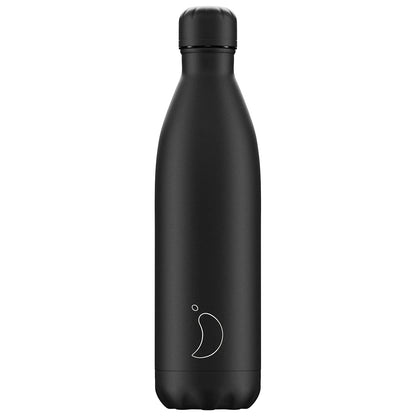 Chilly's Bottles Butelka termiczna Pastel 750 ml - wariant kolor czarny