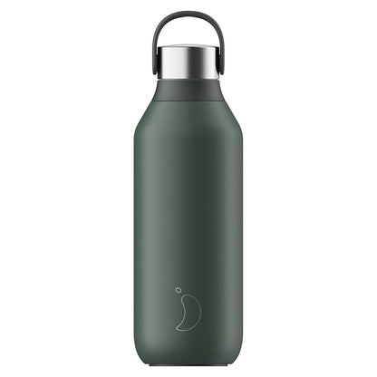 Chilly's Bottles Butelka termiczna Series 2 500 ml matowa - wariant kolor zielony