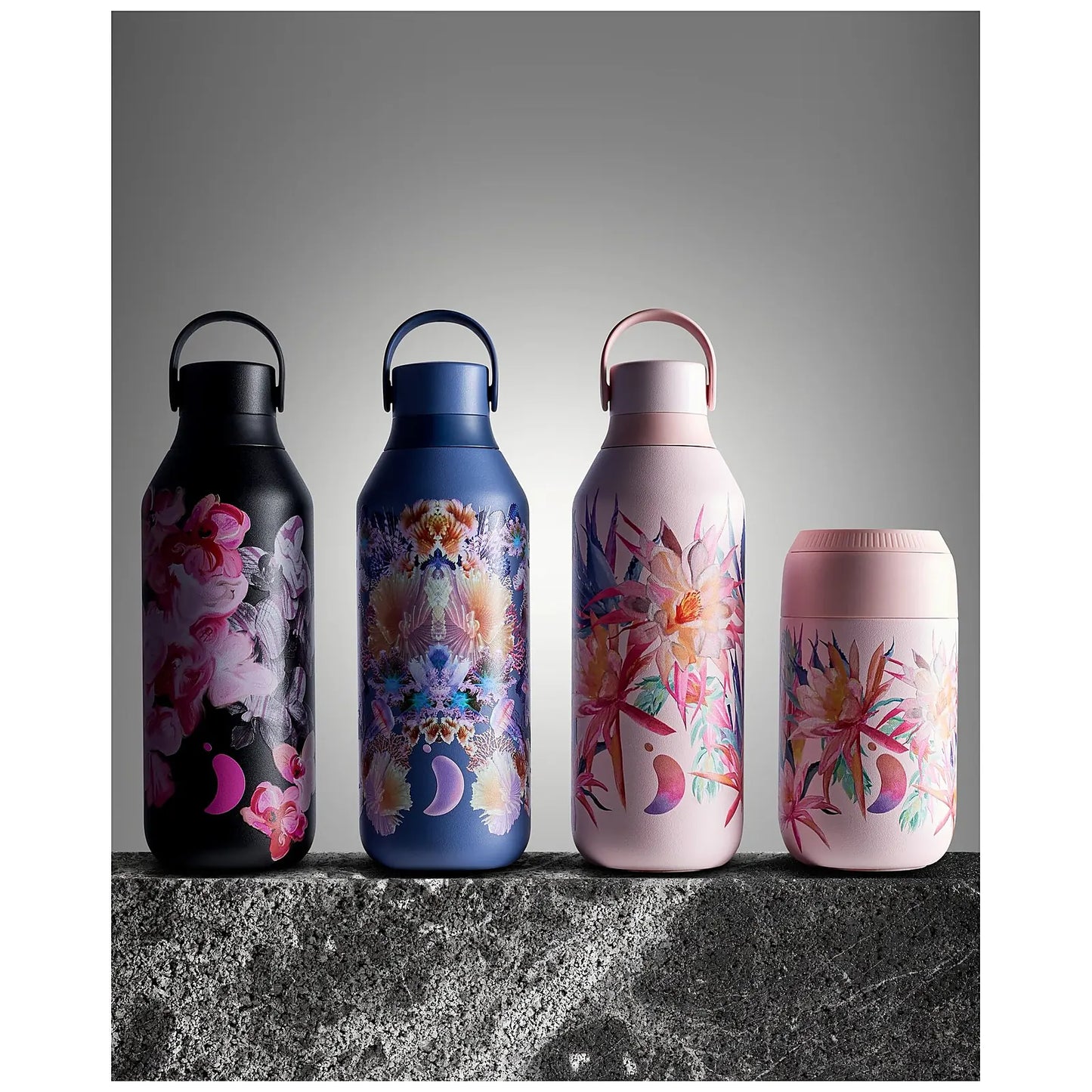 Chilly's Bottles Butelka termiczna Series 2 500 ml wzór kwiaty - zdjęcie 6