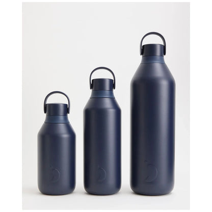 Chilly's Bottles Butelka termiczna Series 3 1000 ml – kolor granatowy – Astral – widok numer 2