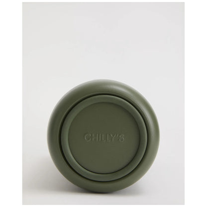 Chilly's Bottles Butelka termiczna Series 3 1000 ml – kolor zielony – Cargo – widok numer 2