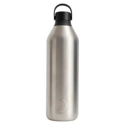 Chilly's Bottles Butelka termiczna Series 3 1000 ml – zdjęcie główne wariant kolor stalowy – Steel