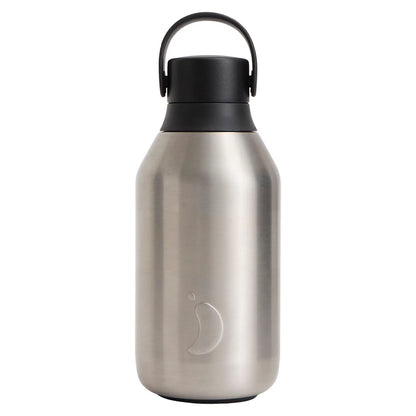 Chilly's Bottles Butelka termiczna Series 3 350 ml – zdjęcie główne wariant kolor stalowy – Steel