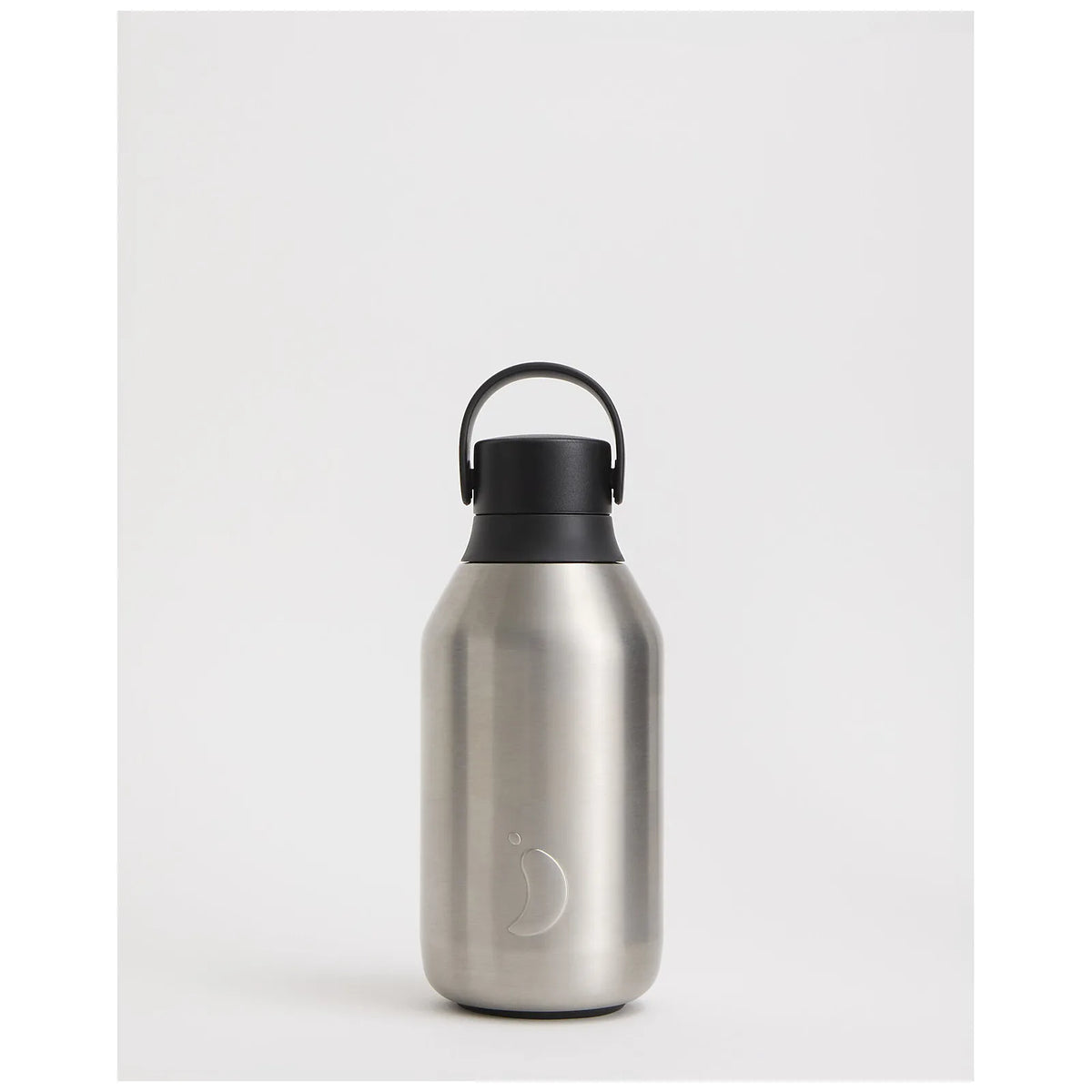 Chilly's Bottles Butelka termiczna Series 3 350 ml – kolor stalowy – Steel – widok numer 4