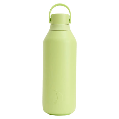 Chilly's Bottles Butelka termiczna Series 3 500 ml – zdjęcie główne wariant kolor limonkowy – Limelite