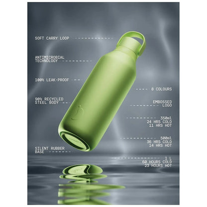 Chilly's Bottles Butelka termiczna Series 3 500 ml metaliczna – kolor wielokolorowy – Rainbow – widok numer 4