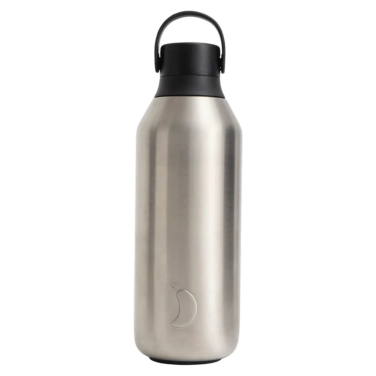 Chilly's Bottles Butelka termiczna Series 3 500 ml metaliczna – zdjęcie główne wariant kolor stalowy – Steel