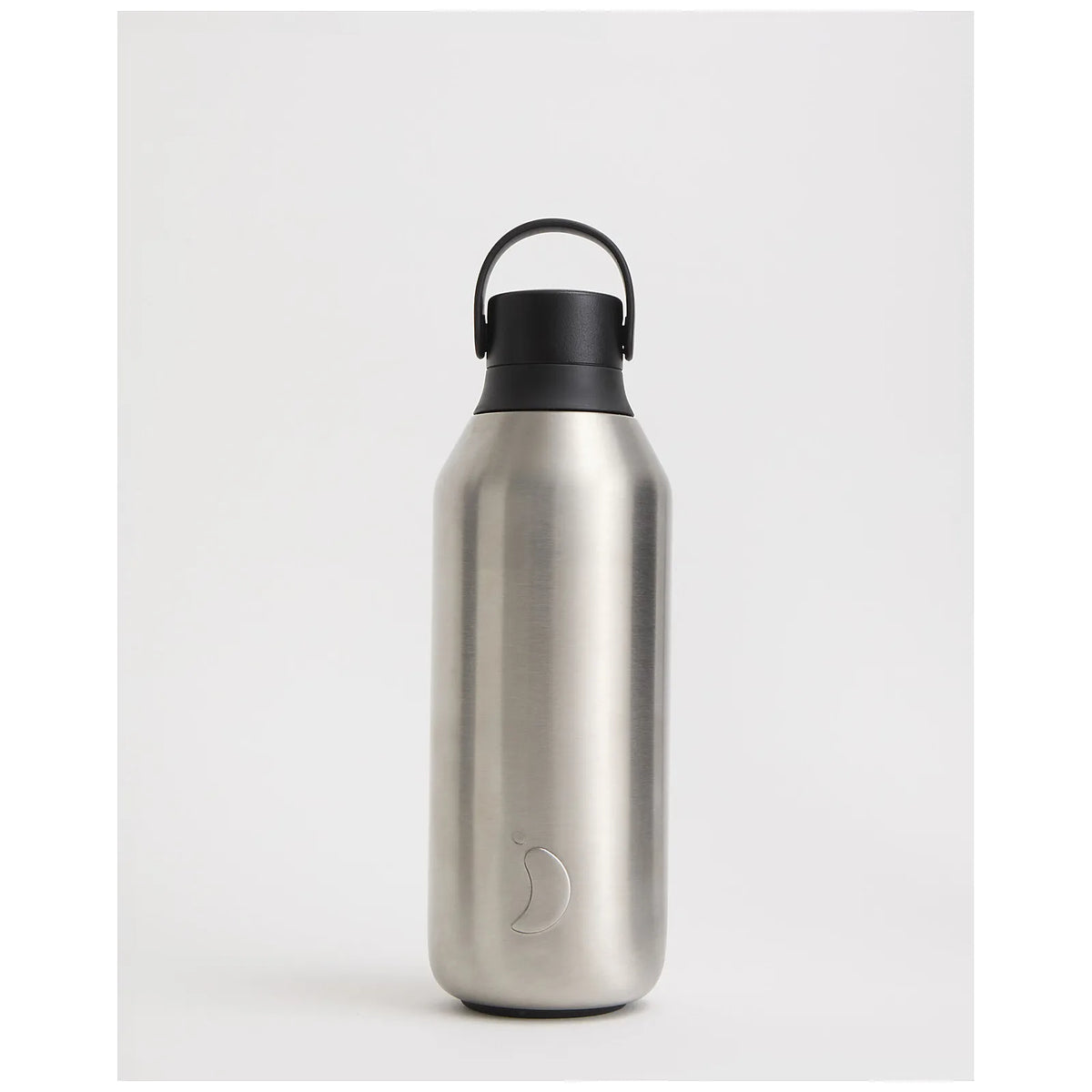 Chilly's Bottles Butelka termiczna Series 3 500 ml metaliczna – kolor stalowy – Steel – widok numer 5