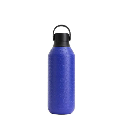 Chilly's Bottles Butelka termiczna Series 3 500 ml tłoczona – zdjęcie główne wariant kolor granatowy – Soundwave Reef