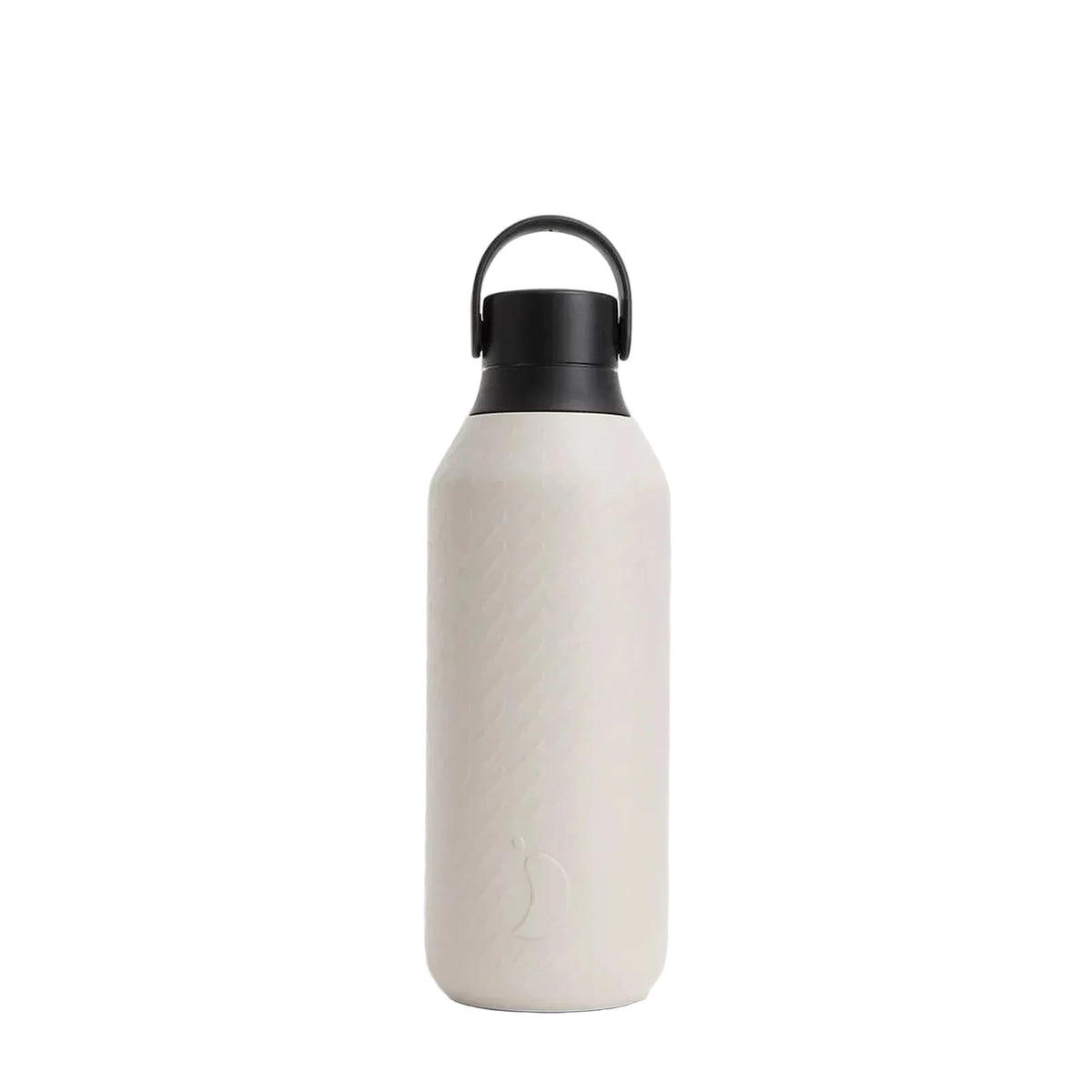Chilly's Bottles Butelka termiczna Series 3 500 ml tłoczona – zdjęcie główne wariant kolor beżowy – Soundwave Track