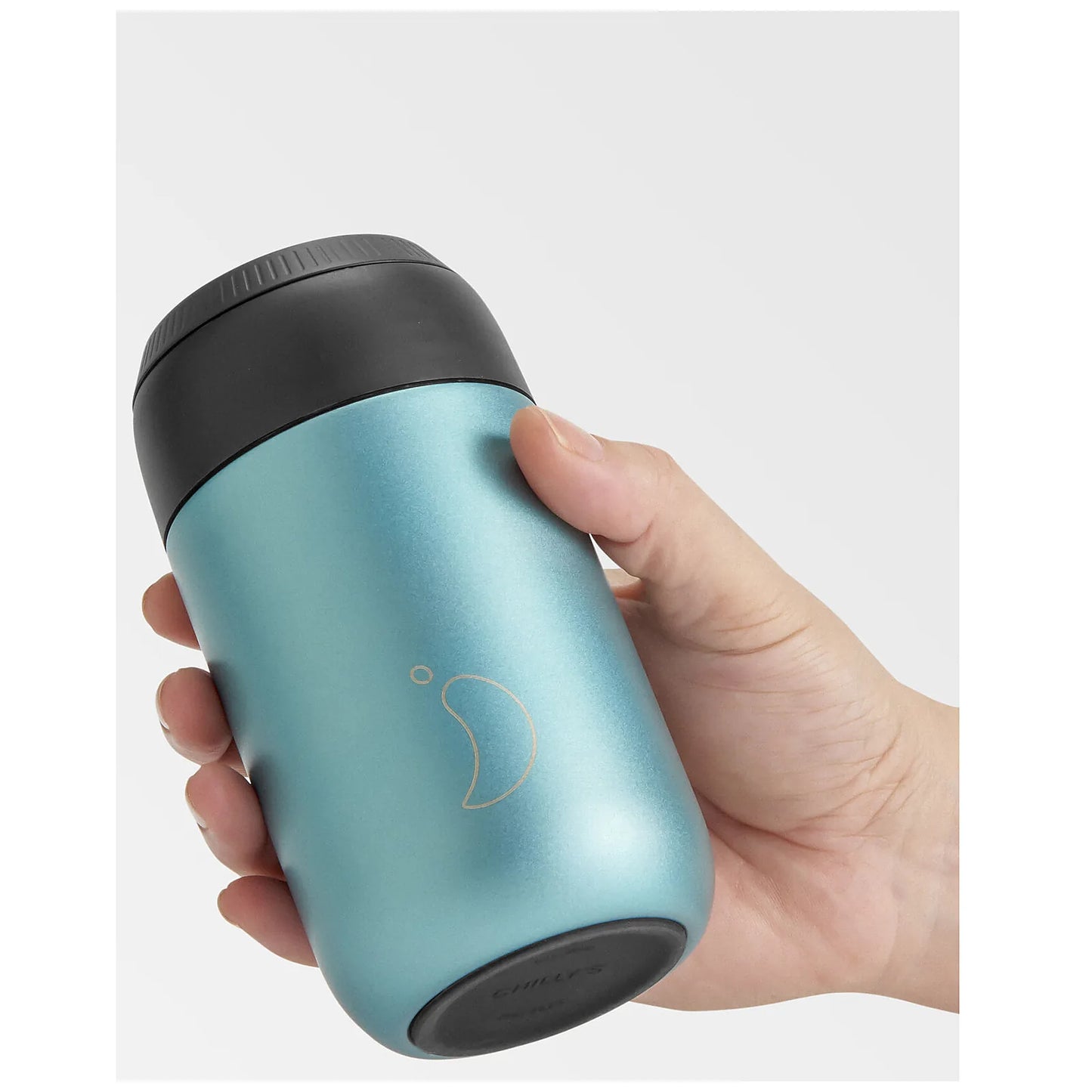 Chilly's Bottles Termiczny kubek do kawy Series 2 340 ml metaliczny - zdjęcie 6