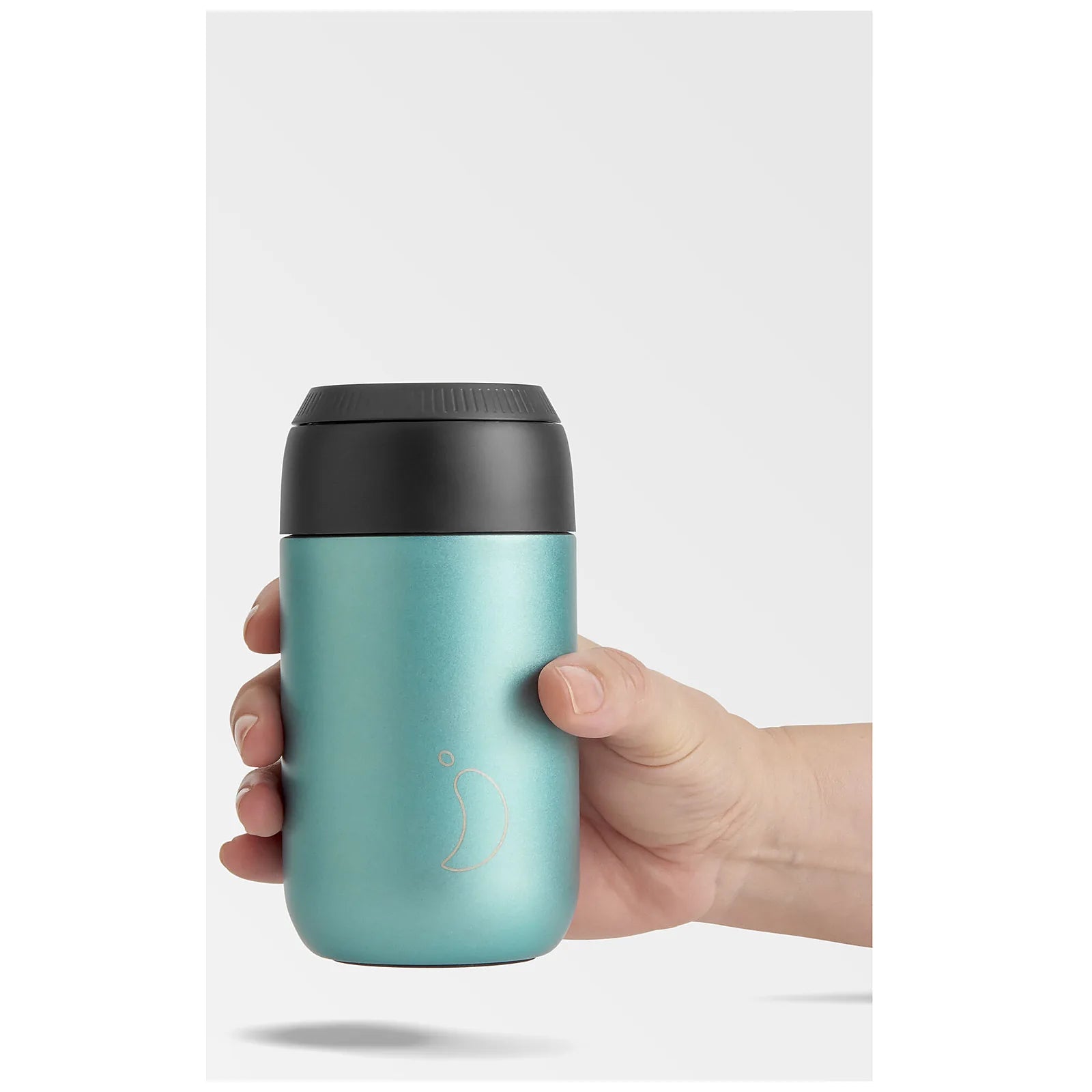 Chilly's Bottles Termiczny kubek do kawy Series 2 340 ml metaliczny - zdjęcie 8