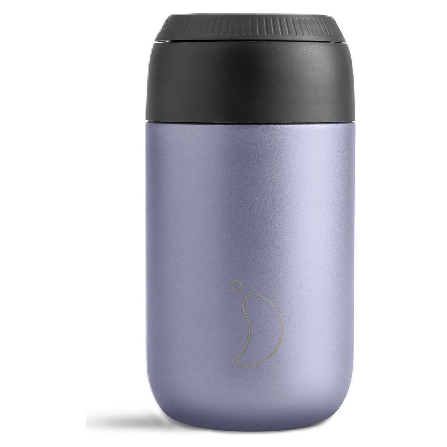 Chilly's Bottles Termiczny kubek do kawy Series 2 340 ml metaliczny - wariant kolor fioletowy