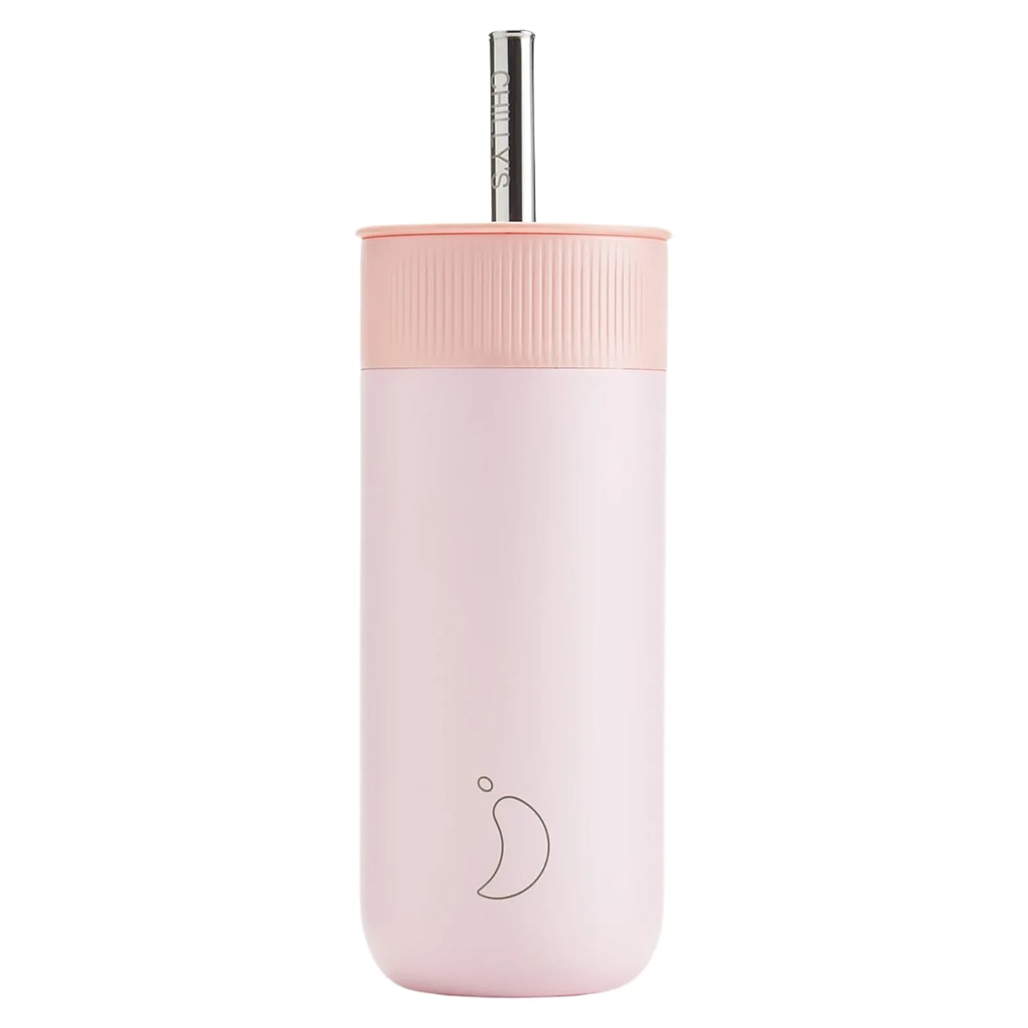 Chilly's Bottles Termiczny kubek do kawy Series 2 500 ml ze słomką - wariant kolor różowy