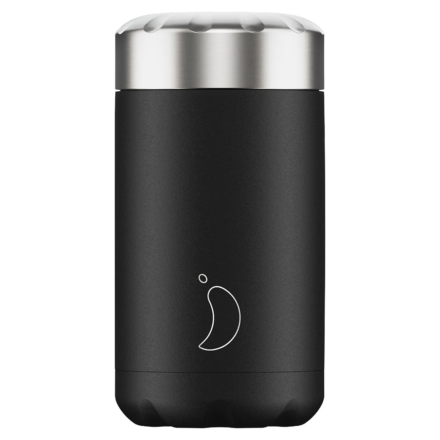 Chilly's Bottles Termos obiadowy Stainless 500 ml - wariant kolor czarny