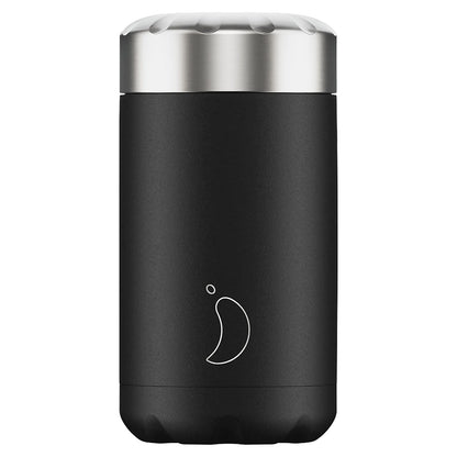 Chilly's Bottles Termos obiadowy Stainless 500 ml - wariant kolor czarny