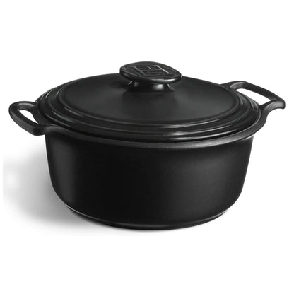Emile Henry Garnek ceramiczny SUBLIME+ 5.5 litra - wariant kolor czarny
