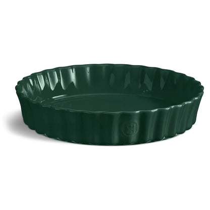 Emile Henry Głębokie naczynie do tarty ⌀28 cm - wariant kolor zielony