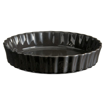 Emile Henry Głębokie naczynie do tarty ⌀28 cm - wariant kolor czarny