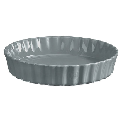 Emile Henry Głębokie naczynie do tarty ⌀28 cm - wariant kolor szary