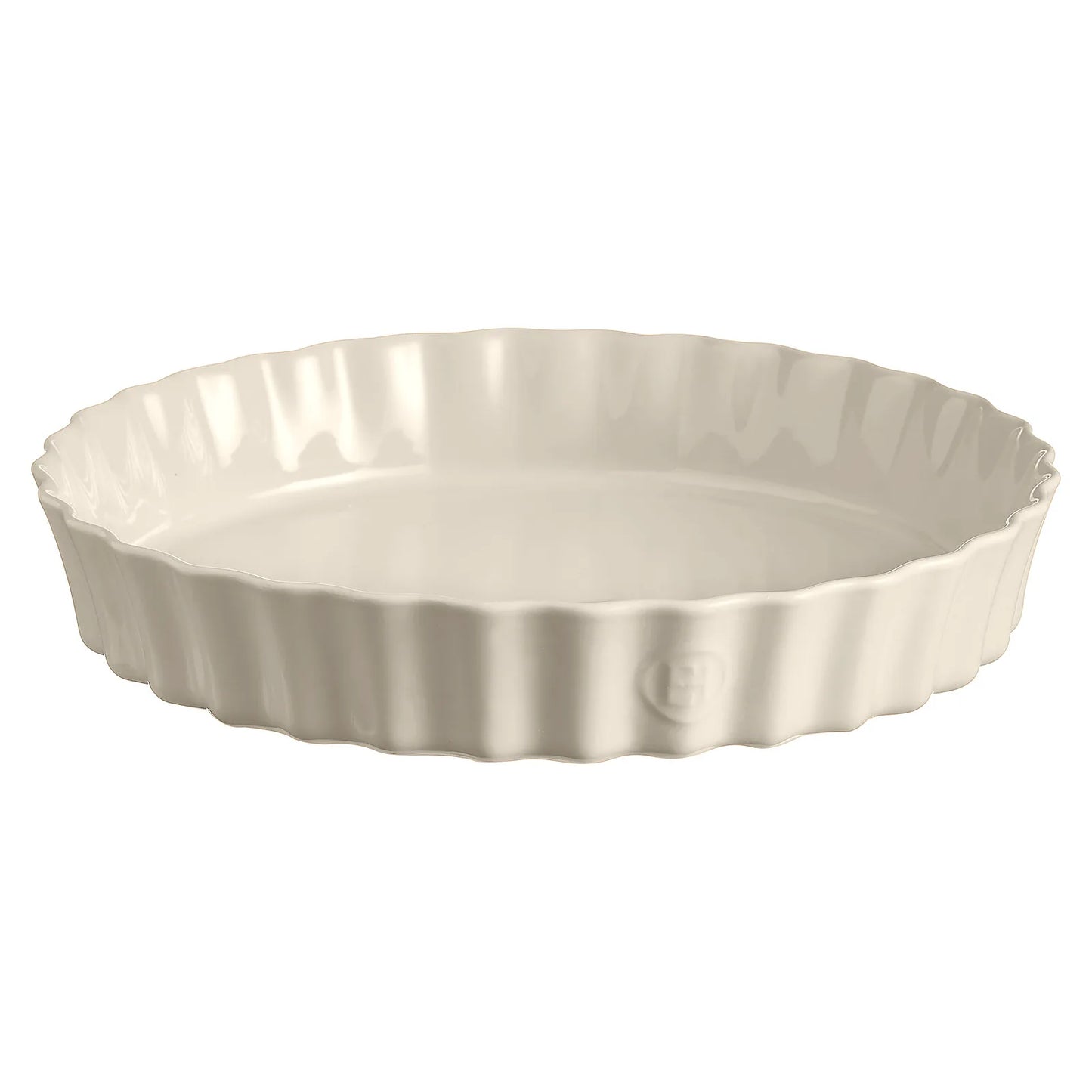 Emile Henry Głębokie naczynie do tarty ⌀32 cm - wariant kolor beżowy