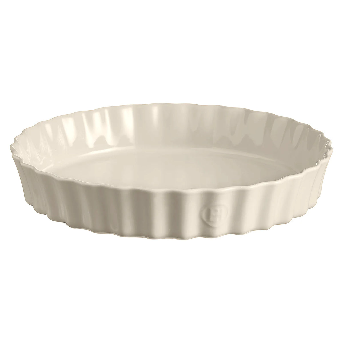 Emile Henry Głębokie naczynie do tarty ⌀32 cm - wariant kolor beżowy