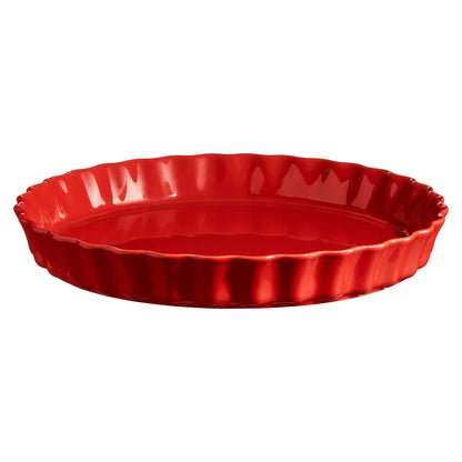 Emile Henry Naczynie do tarty ⌀28 cm - wariant kolor czerwony