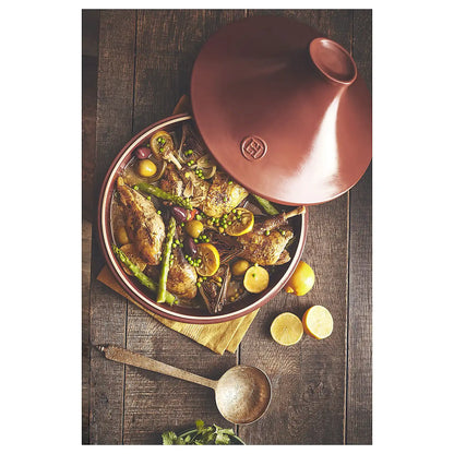 Emile Henry Tagine czerwono czarny do indukcji Delight - zdjęcie 6