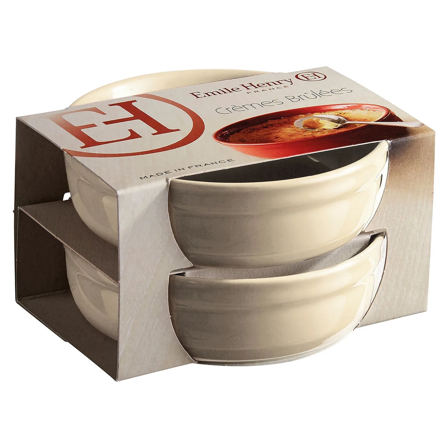 Emile Henry Zestaw dwóch miseczek creme brulee - zdjęcie 3