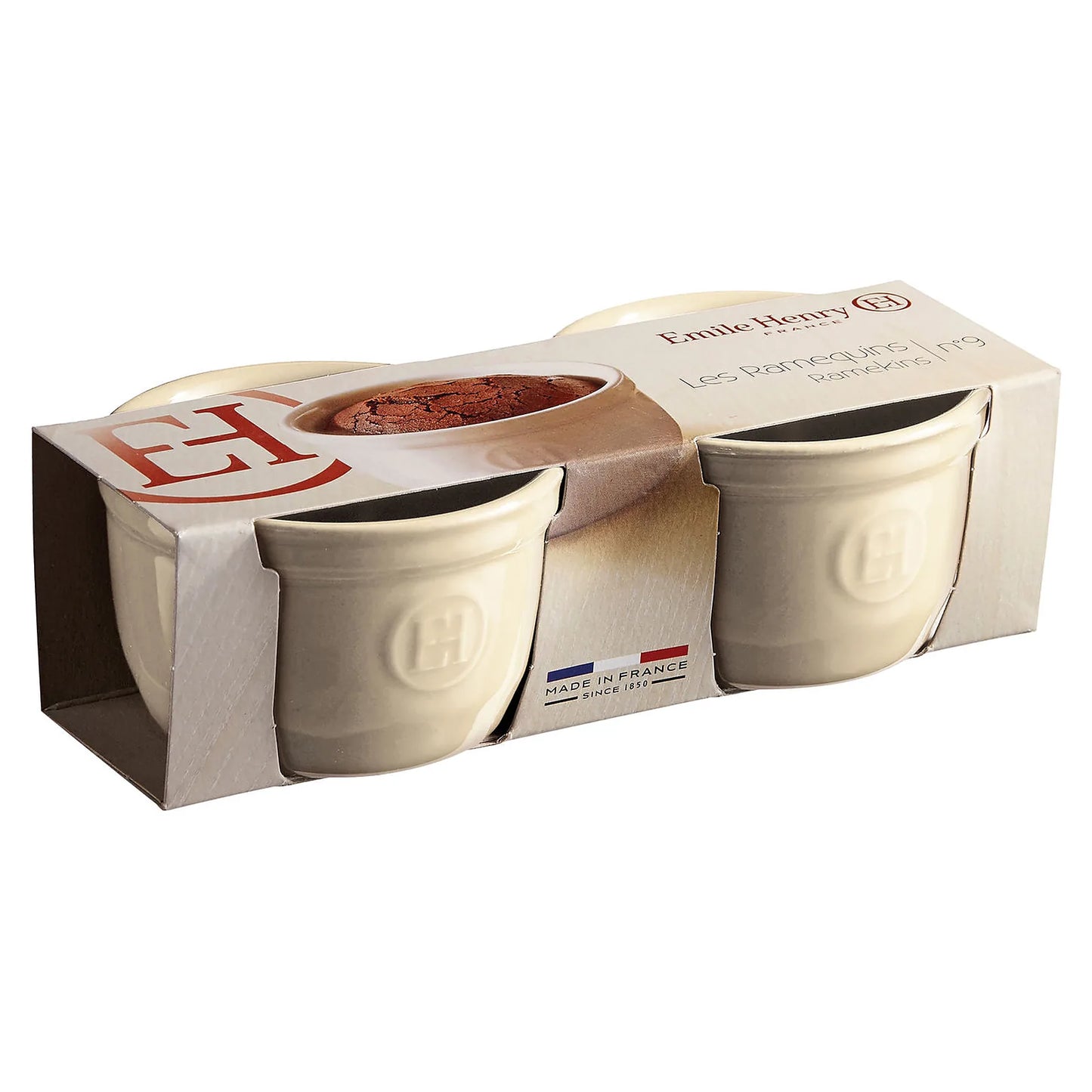 Emile Henry Zestaw dwóch miseczek do zapiekania typu ramekin N°9 - zdjęcie 5