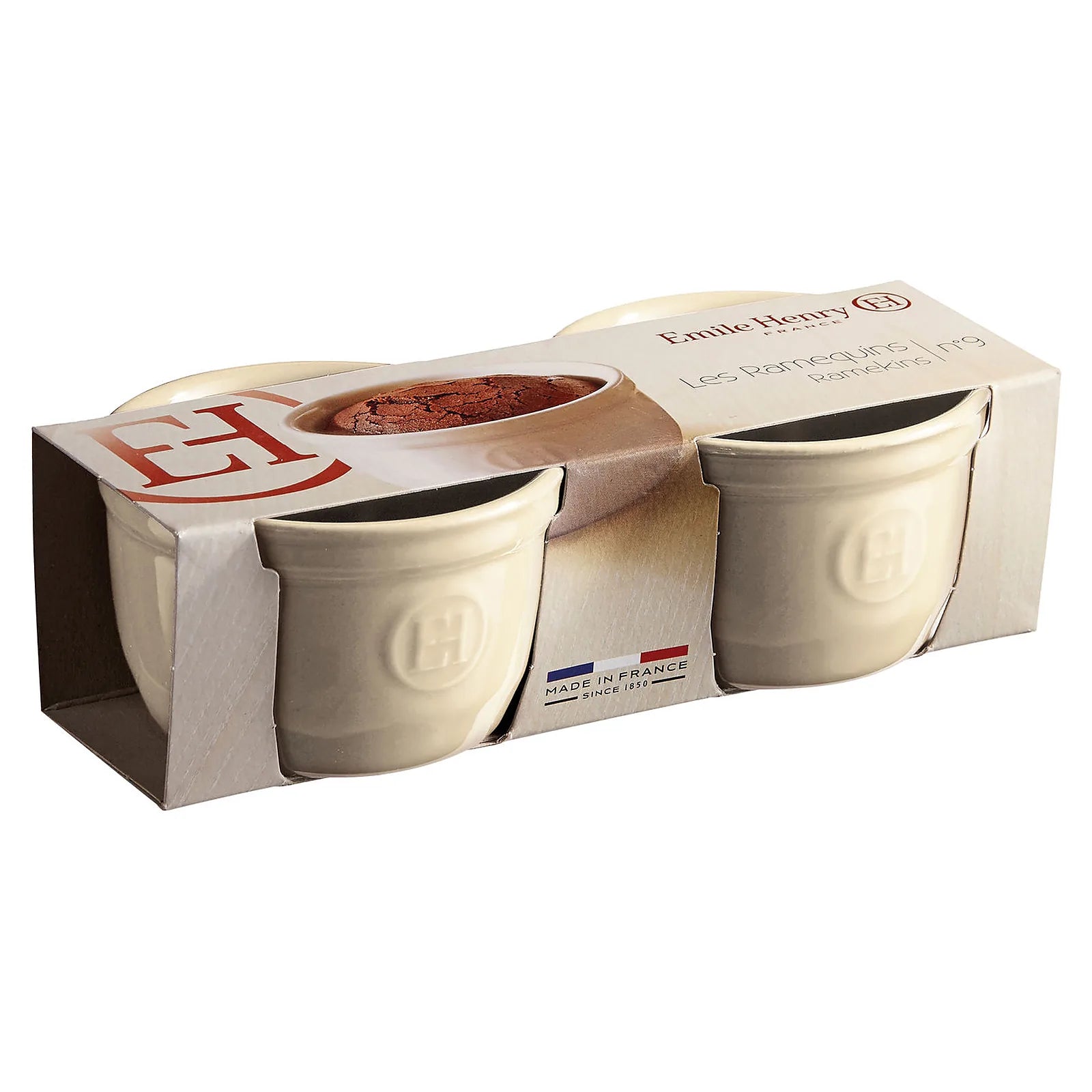 Emile Henry Zestaw dwóch miseczek do zapiekania typu ramekin N°9 - zdjęcie 5