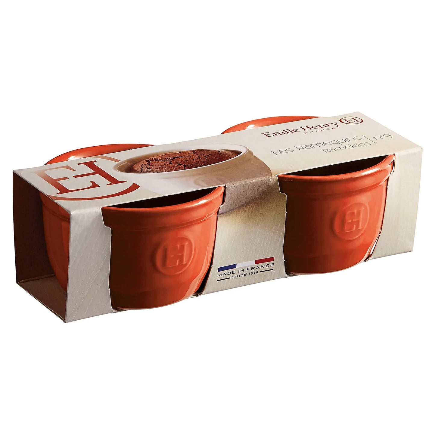 Emile Henry Zestaw dwóch miseczek do zapiekania typu ramekin N°9 - zdjęcie 12