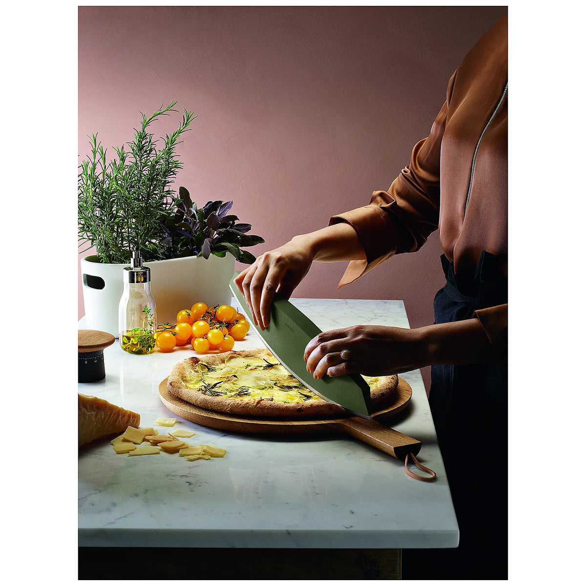 Eva Solo Nóż do pizzy i ziół Green Tools - zdjęcie 9