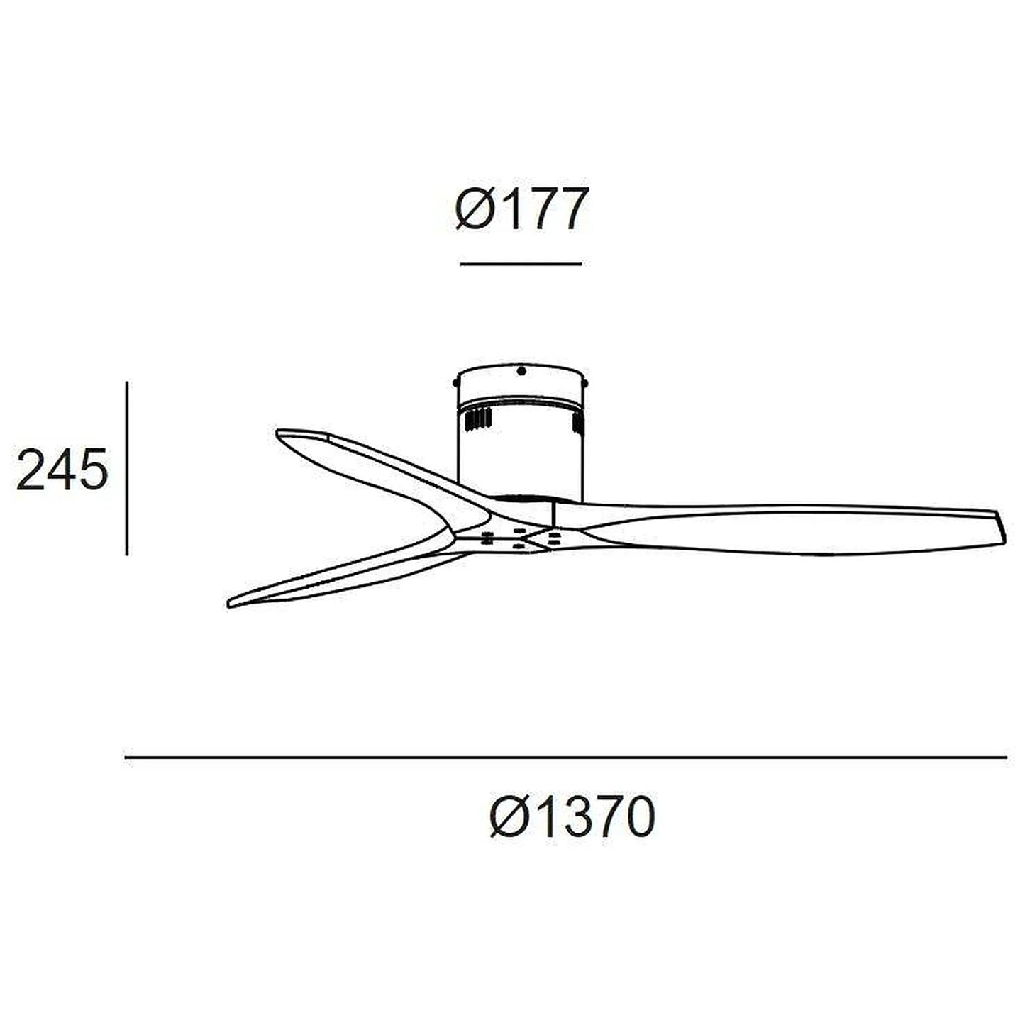 LEDS C4 Wentylator sufitowy STEM