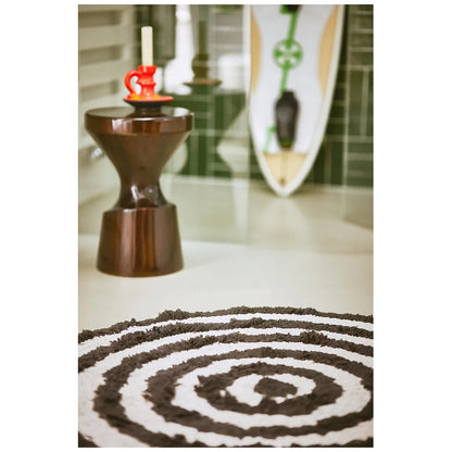 HKliving Okrągły dywanik łazienkowy Monochrome - zdjęcie 5