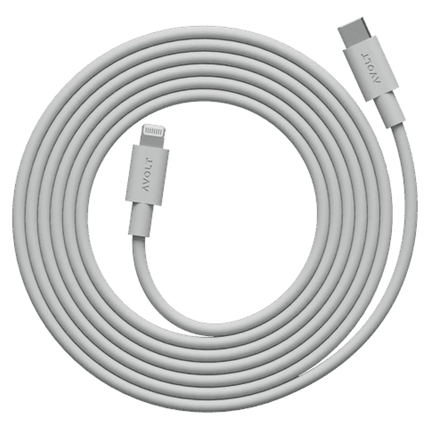 Avolt Kabel ładujący Lightning - zdjęcie główne kolor szary