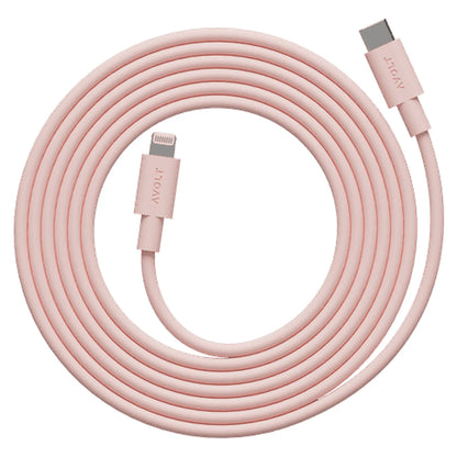 Avolt Kabel ładujący Lightning - wariant kolor różowy