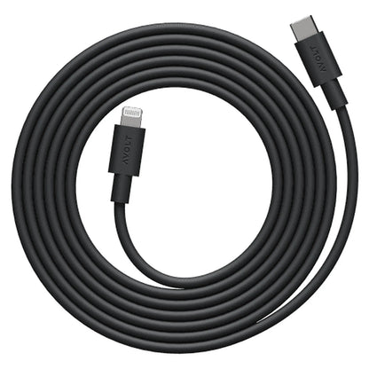 Avolt Kabel ładujący Lightning - wariant kolor czarny