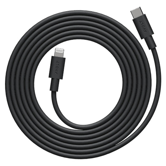 Avolt Kabel ładujący Lightning - wariant kolor czarny