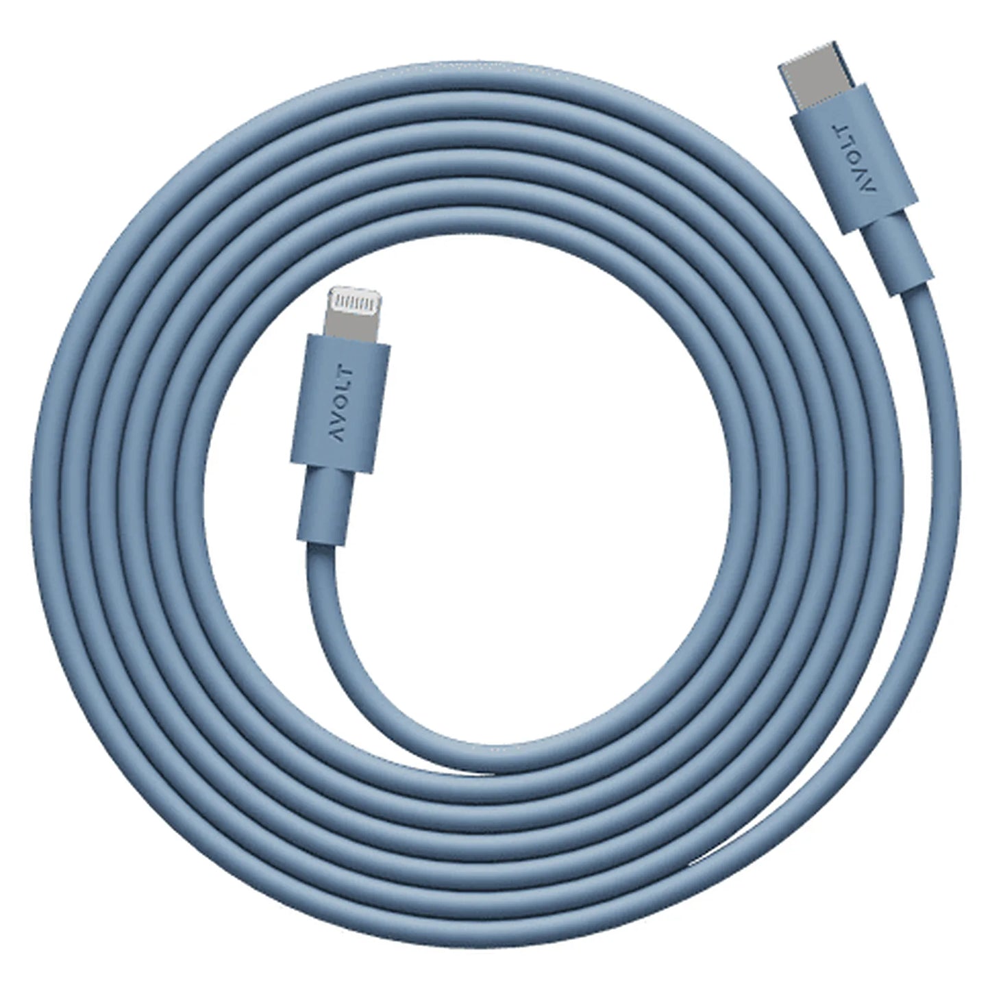 Avolt Kabel ładujący Lightning - wariant kolor niebieski