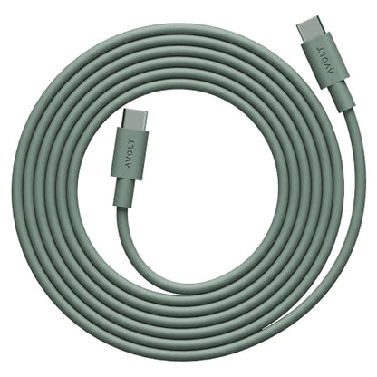 Avolt Kabel ładujący Usb C - zdjęcie główne kolor zielony