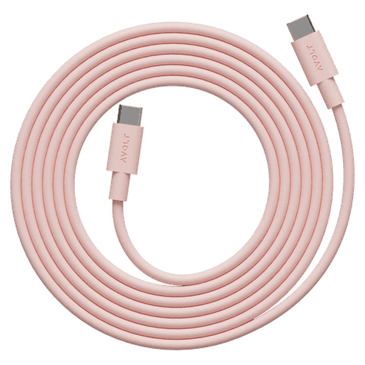 Avolt Kabel ładujący Usb C - wariant kolor różowy