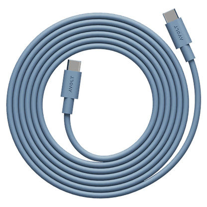 Avolt Kabel ładujący Usb C - wariant kolor niebieski