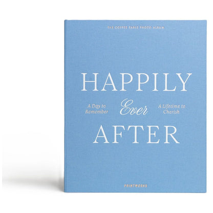 Printworks Album ślubny Happily Ever After - zdjęcie główne kolor niebieski - widok 1