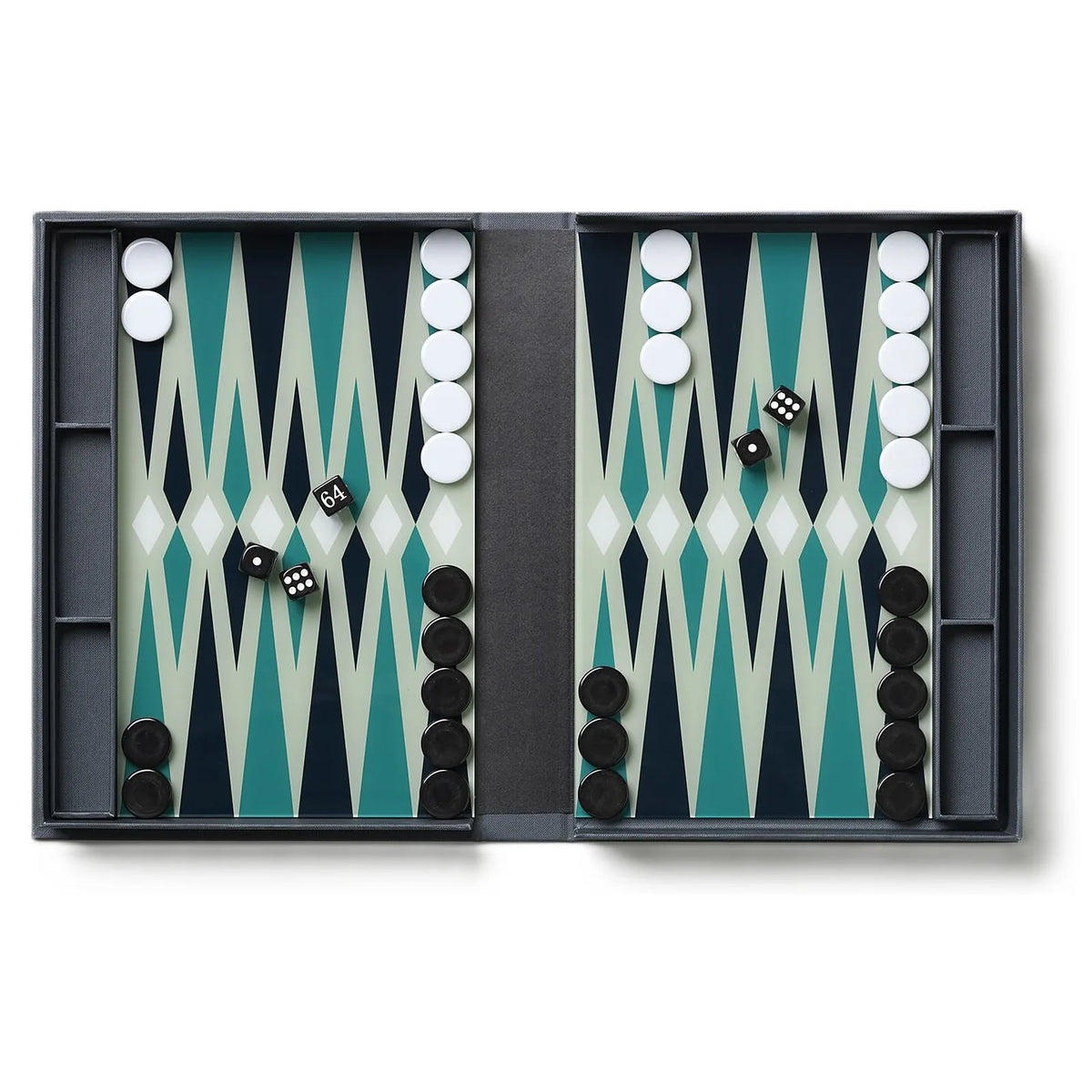 Printworks Gra Backgammon Black edition - widok 2