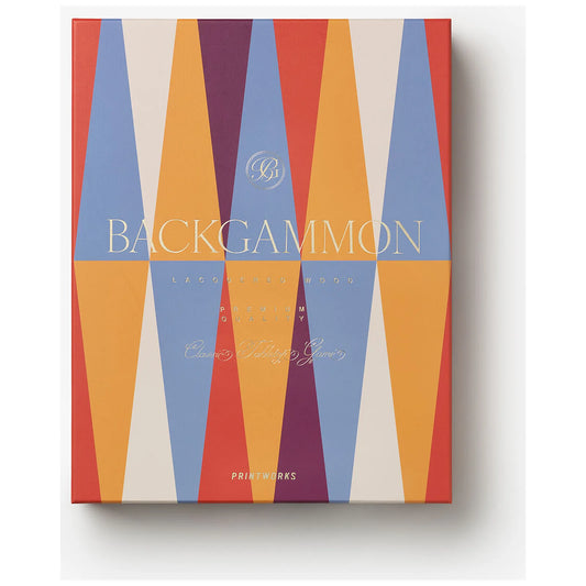 Printworks Gra Backgammon lakierowana - wariant kolor czerwony - widok 6