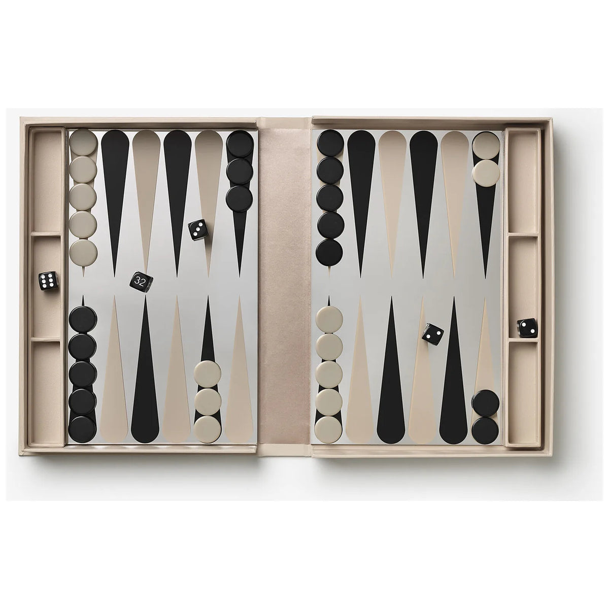 Printworks Gra Backgammon lakierowana - wariant kolor beżowy - widok 16