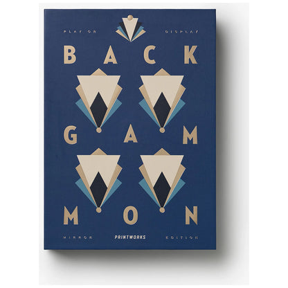Printworks Gra Backgammon lakierowana - wariant kolor niebieski - widok 23