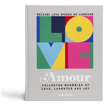Printworks Haftowany album na zdjęcia Amour Grey Multi - zdjęcie główne - widok 1